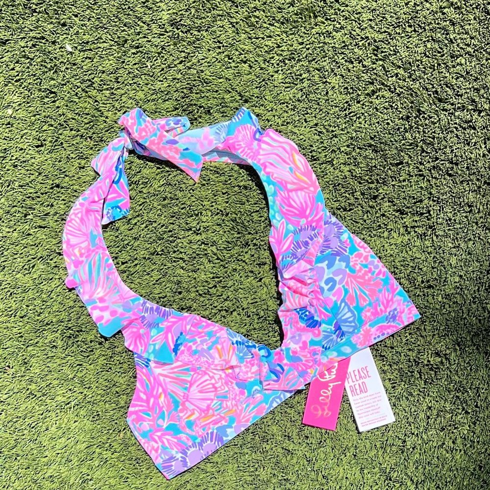*NWT* Lilly Pulitzer Swim Bikini INDIVIDUAL - Convertible Ruffle Halter Top